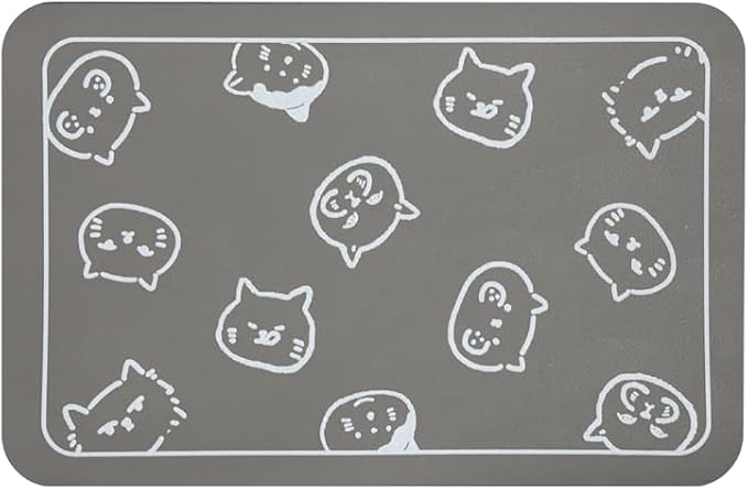 YCT Cat Food Mat, Cat Mat for Food and Water, Pet Feeding Mat, Non-Slip Super by YCT