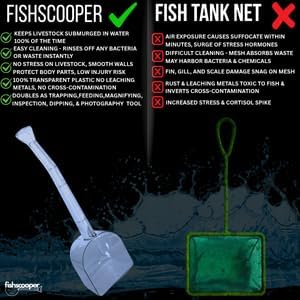 Fish Scooper, Acclimation Container, Fish Trap, Floating Fish Net, Axolotl Tank - Image 2