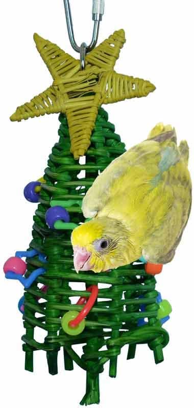 Super Bird Creations SB872 Mini Xmas Tree Bird Toy, Small/Medium Bird Size - Image 2