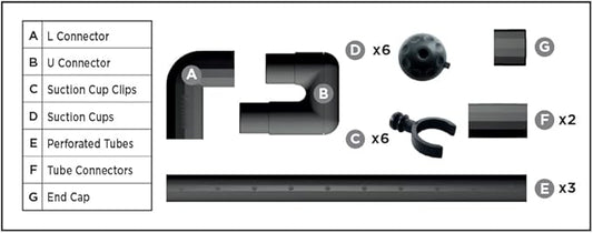 Fluval FX Spray Bar Kit, Aquarium Filter Water Aeration Accessory - Image 2