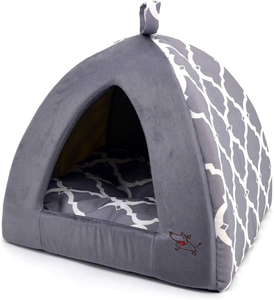 Best Pet Supplies Dog House Bed Crate Mat Tent Indoor Round Soft Plush - Image 2