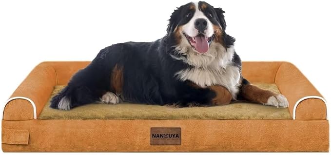 Large Dog Bed Orthopedic Washable: Jumbo Dog Bed Bolster Extra Large Dogs Egg - Image 9