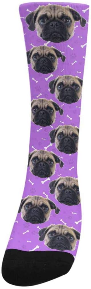Custom Face Socks, Personalized Dog Lover Pet Photo Picture on Socks Unisex - Image 2