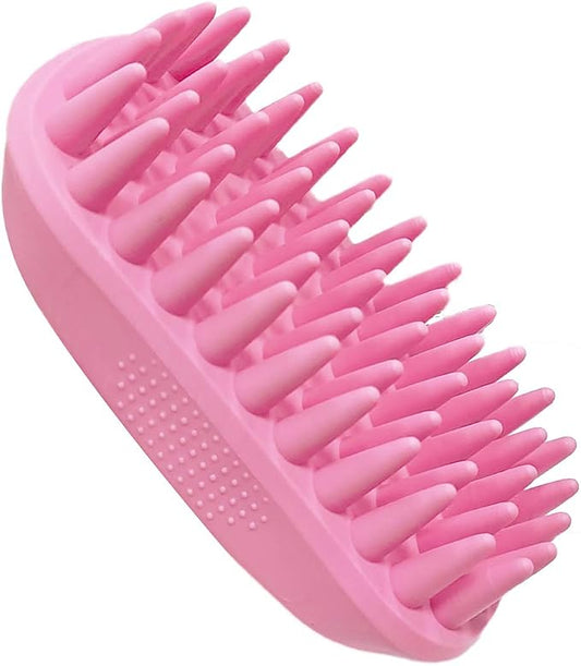 Pet Silicone Shampoo Brush for Long & Short Hair, Medium Large Pets Dogs Cats - Image 2
