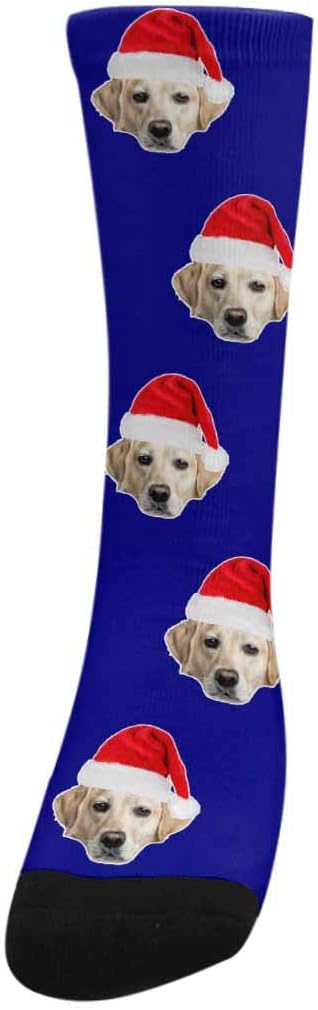 Custom Face Socks, Personalized Dog Lover Pet Photo Picture on Socks Unisex - Image 2