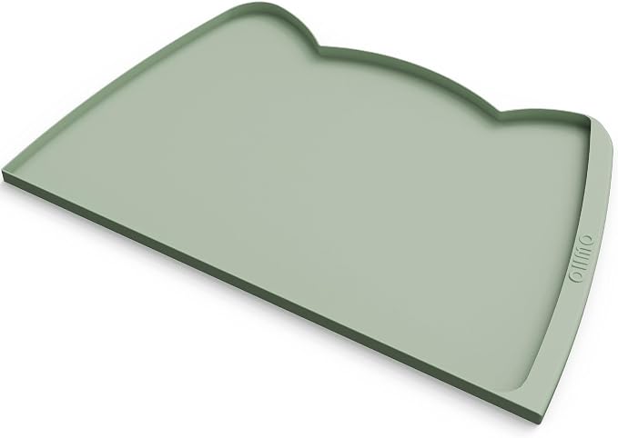 OHMO Dog Food Mat w/Residue Collection Pocket Silicone Pet Feeding Mat - Image 8