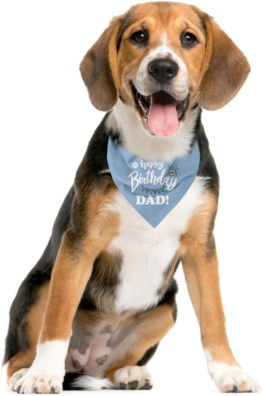 Happy Birthday Dog Bandana, Letter Print, 25 x 17 inch, Bandana Neck, All - Image 2