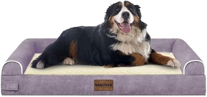 Large Dog Bed Orthopedic Washable: Jumbo Dog Bed Bolster Extra Large Dogs Egg - Image 9