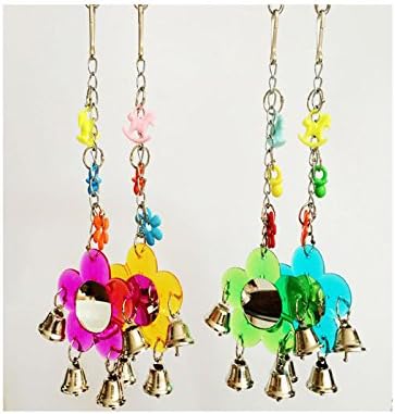 Hypeety Pet Bird Mirror with Bell Interactive Parrot Toy - Image 9