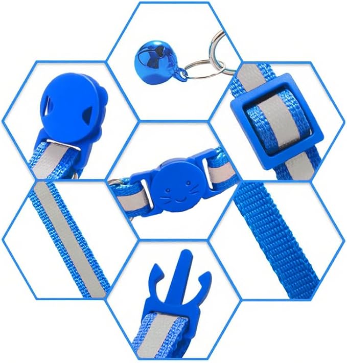 3 Pack Reflective and Breakaway Cat Collars - Image 4