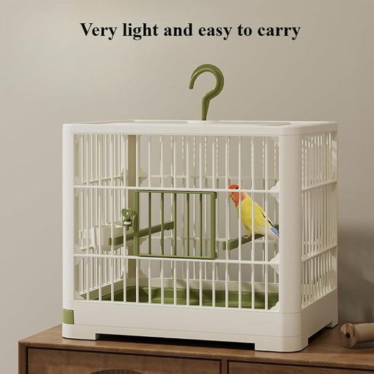 Travel Bird Cage Bird Travel Carrier Ornamental Birdcages Features Standing - Image 2