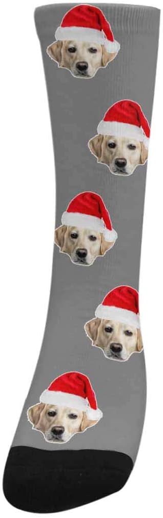Custom Face Socks, Personalized Dog Lover Pet Photo Picture on Socks Unisex - Image 2