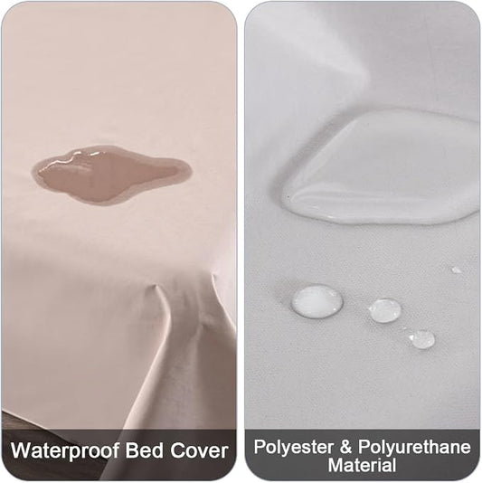 DUJUIKE Waterproof Bed Cover for Dog and Cats, Pet Hair Resistant Bed Sheet - Image 2
