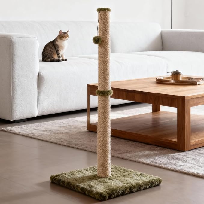 Dimaka Tall Cat Scratching Post, Claw Scratcher - Image 6