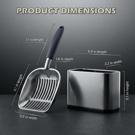 Full Metal Cat Litter Scoop - Image 2