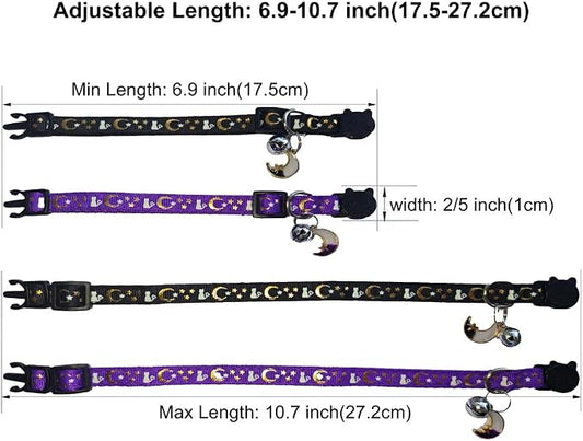 2 Pack Breakaway Cat Collars, Glow in Dark - Image 2