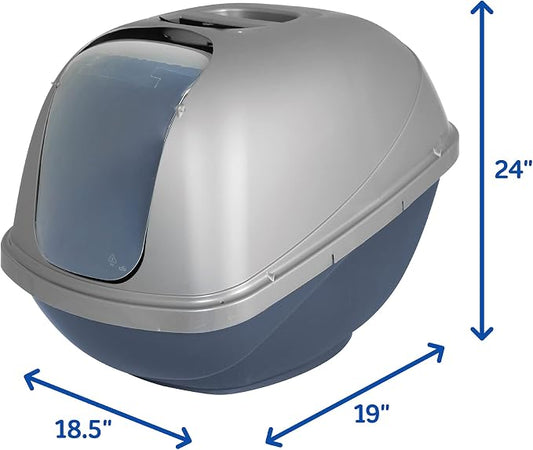 Petmate Basic Hooded Cat Litter Pan, Made in USA - Image 2