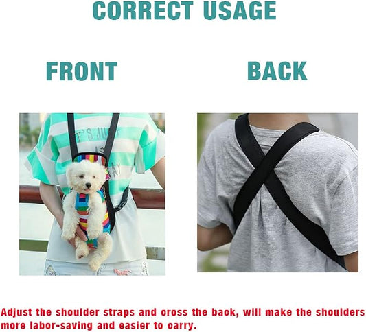 Leconpet Pet Carrier Backpack, Legs Out Adjustable Pet Front Cat Dog Carrier - Image 2