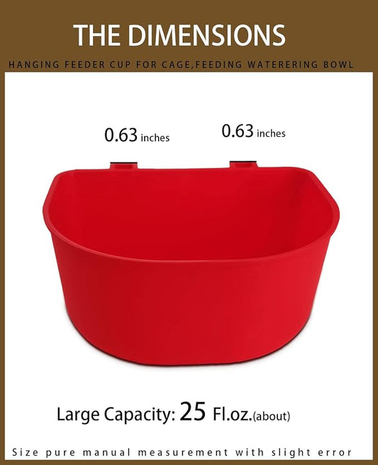 20 Pcs 25 fl.oz Durable Pet Feeder Bowls - Image 2