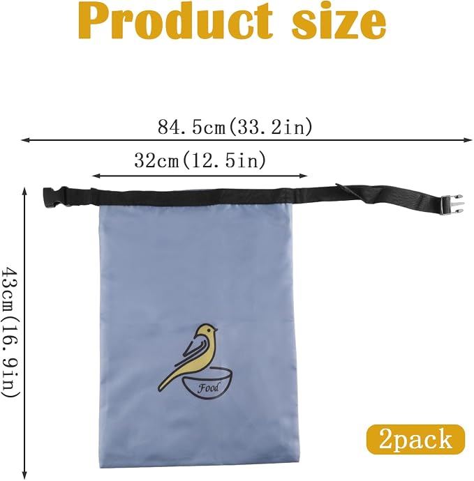 2 Pack Bird Seed Storage Container - Image 7