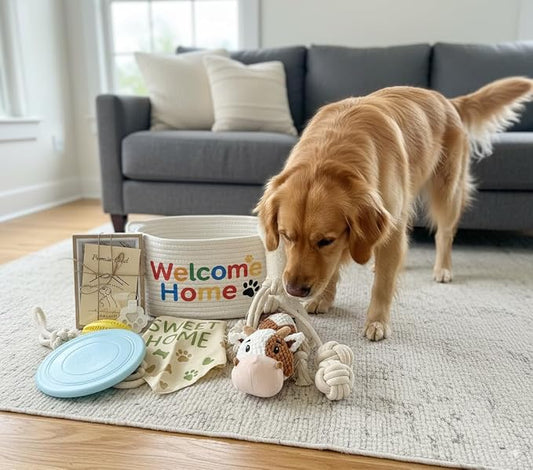 Welcome Home Dog Gift Basket - Image 2