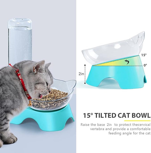 MILIFUN Double Dog Cat Bowls - Image 2