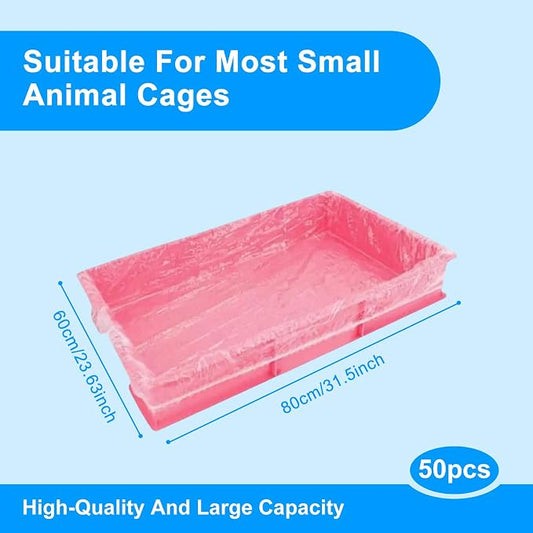 Disposable Cage Liners 50PCS, Plastic Litter Liner Bag - Image 2