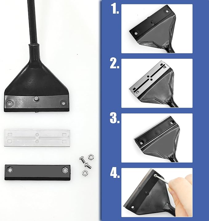 Algae Scraper for Glass Aquariums, Stainless Steel Fish Tank Cleaner Tool - Image 6