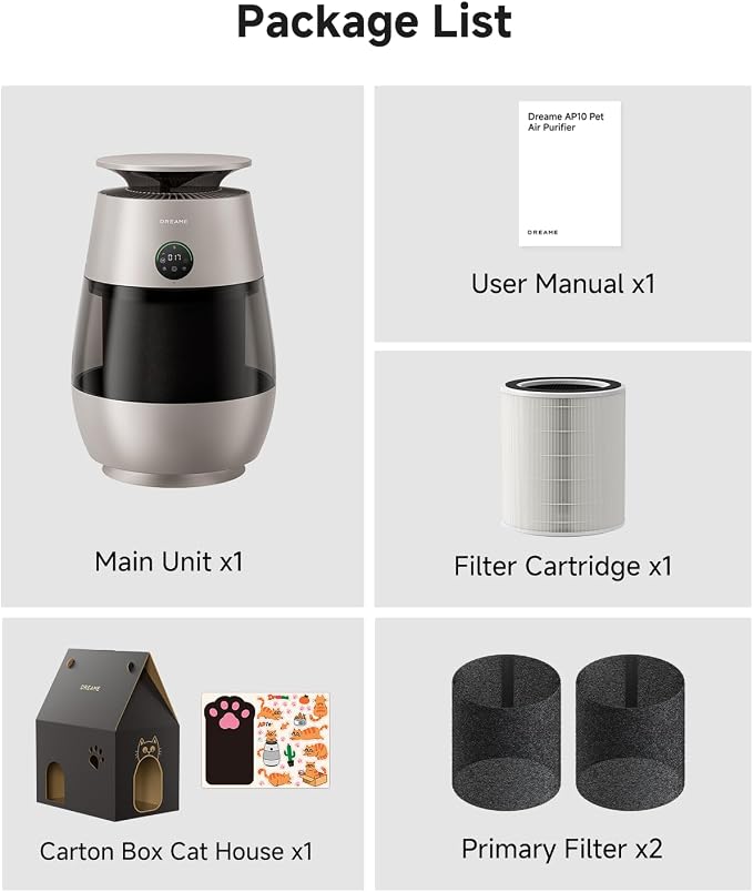 Dreame Pet Air Purifier, Cleans 5, 386 ft² in One Hour, 346 ft² - Image 9