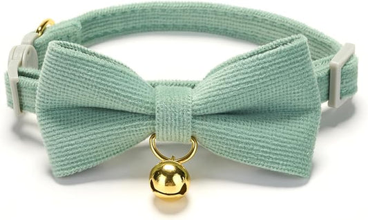 2 Pack Soft Corduroy Cat Collars - Image 2