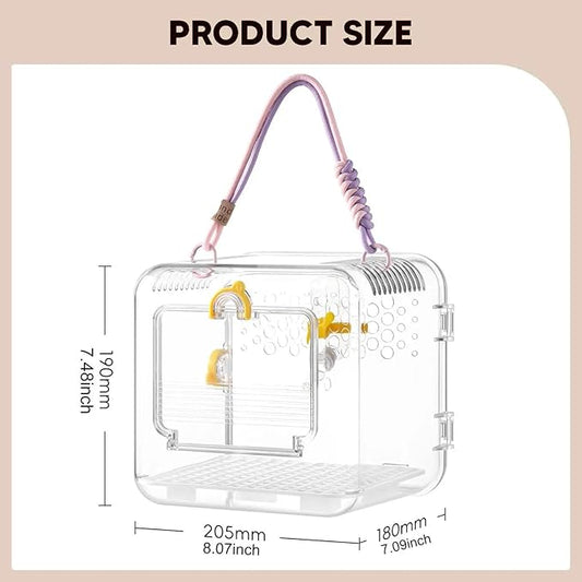 Portable Bird Travel Carrier Cage - Image 2