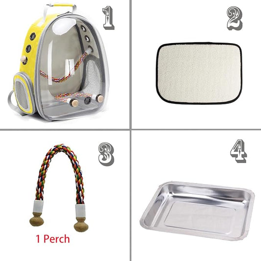Bird Traval Carrier Cage, Vet Transport School Bag - Image 2