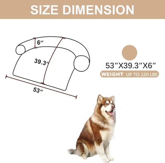 Tinaco Luxurious Calming Dogs/Cats Bed Mats, Dog Pad Washable Removable Couch - Image 2