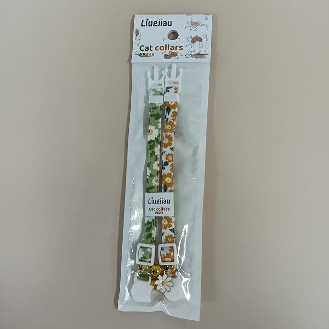 2 Pack Cotton Breakaway Cat Collar - Image 8