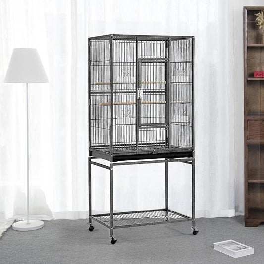 Yaheetech Wrought Iron Extra Large Bird Parakeet Cage - Image 2