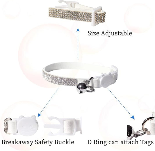 Rhinestone Cat Collar Breakaway Safety Buckle - Image 2