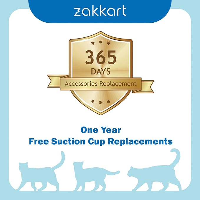 Zakkart Foldable Cat Hammock for Window - Image 8