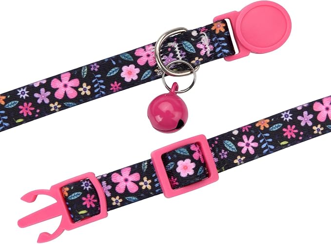 Cat Collar Breakaway with Bells, 3 Pack Girl Boy Pet Cat Collar with Bohemia - Image 6