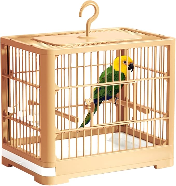 2025 New Carry Cage for Parakeet Portable 30x23x26cm Bird Travel Carrier Cage - Image 8