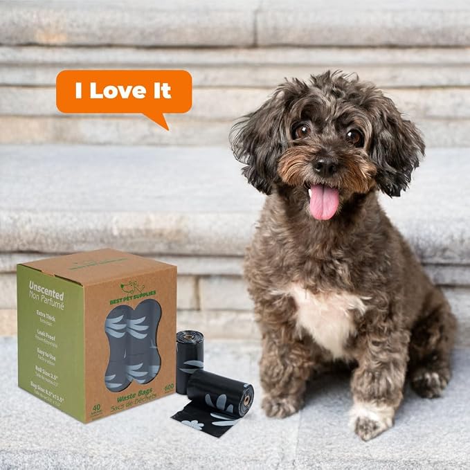 Best Pet Supplies Poop Bags for Dogs, 50% Post-Consumer Recycled Content dog - Image 8