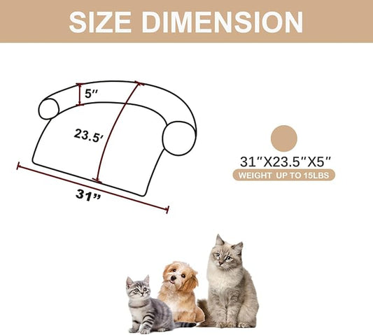 Tinaco Luxurious Calming Dogs/Cats Bed Mats, Dog Pad Washable Removable Couch - Image 2