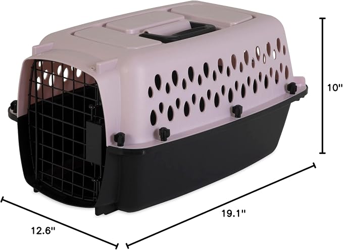 Petmate Fashion Vari Kennel, for Dogs Up to 10 Lbs, 19.1"L x 12.6"W x 10.0"H - Image 6