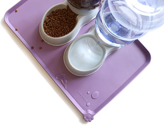 Hoki Found Large High-Sided Silicone Pet Food Tray - Image 5