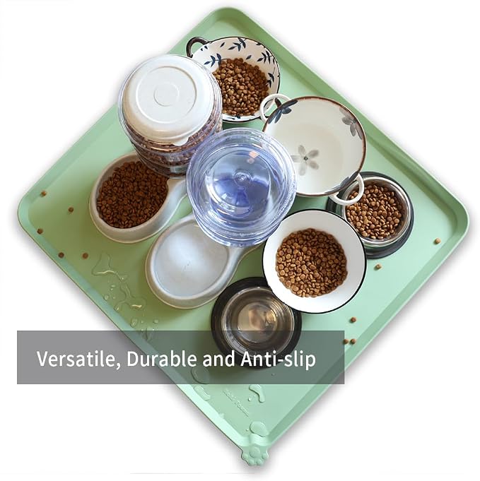 Hoki Found XX-Large Silicone Pet Food Mats Tray - Image 4