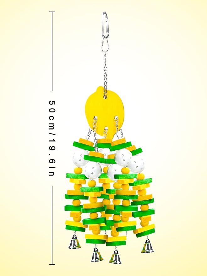 MEWTOGO Parrot Toys, Safe Healthy Parrots Cage Chewing Toy - Image 7