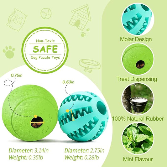 HIPPIH Dog Puzzle Toy 2 Pack, Interactive Dog Toys - Image 2