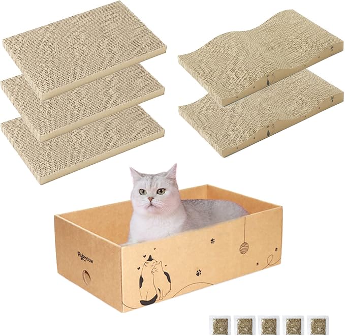 Cat Scratcher Cardboard Scratch Pad Box - Image 8