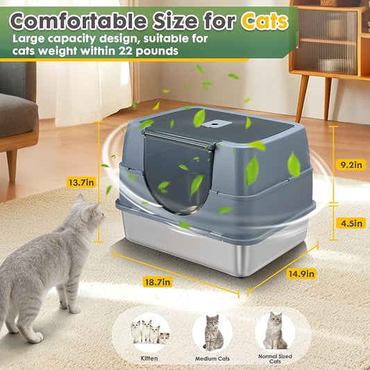 Stainless Steel Litter Box - Image 2