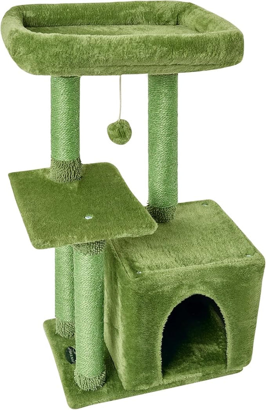 FISH&NAP Cute Cat Tree Kitten Cat Tower - Image 2