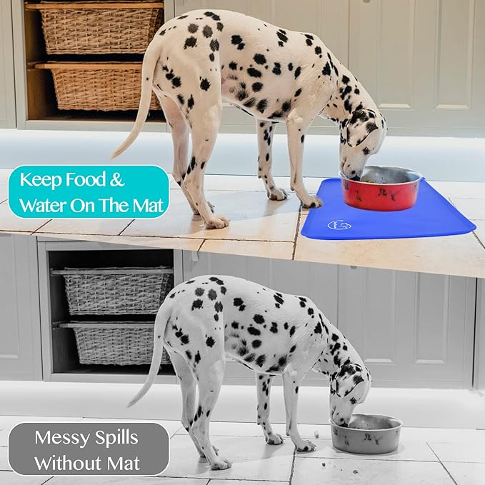 Silicone Waterproof Dog Cat Pet Feeding Mats, Non Slip, Easy Clean Pet Dog Cat - Image 7